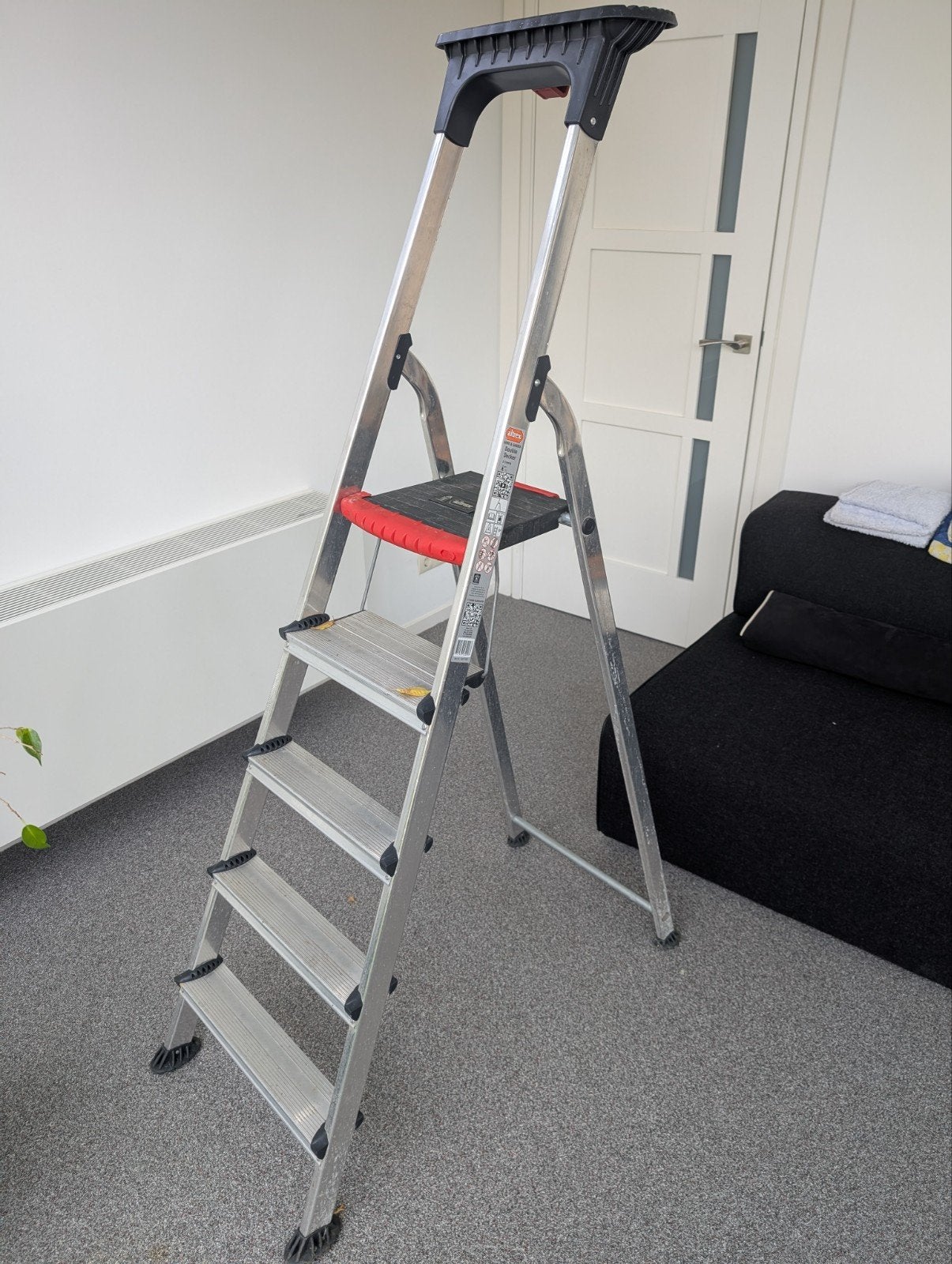 Altrex Double Decker 5 treeds trap, Doe-het-zelf en Verbouw, Ladders en Trappen, Ophalen, Zo goed als nieuw, Trap, Minder dan 2 meter