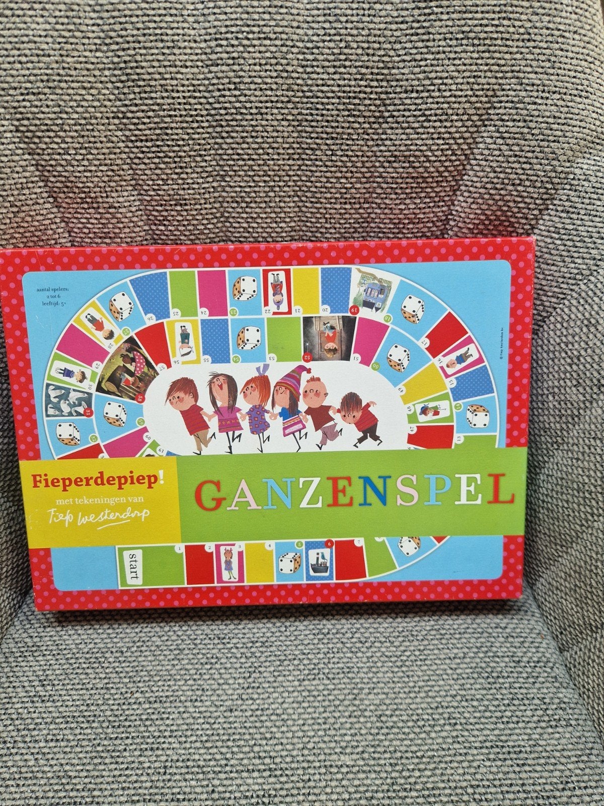 Fieperdepiep Ganzenbordspel - Klassiek Bordspel, Drie of vier spelers, Ophalen of Verzenden, Gebruikt, Rubinstein