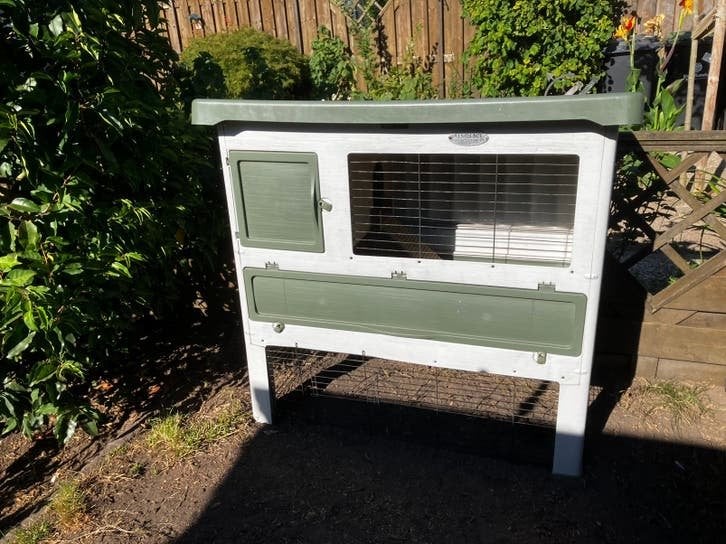 Konijnenhok Ferplast (goede staat), Dieren en Toebehoren, Ophalen, 90 cm of meer, Konijn, Hok