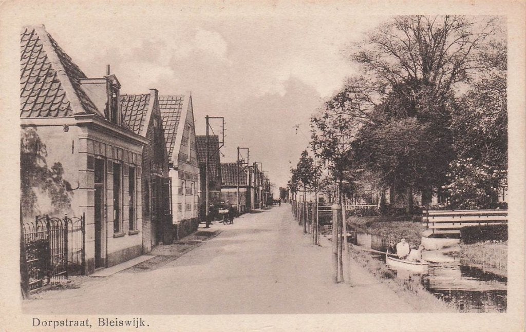 703-072-031 Dorpstraat Bleiswijk, Verzamelen, Ansichtkaarten | Nederland, Verzenden, Voor 1920, Zuid-Holland