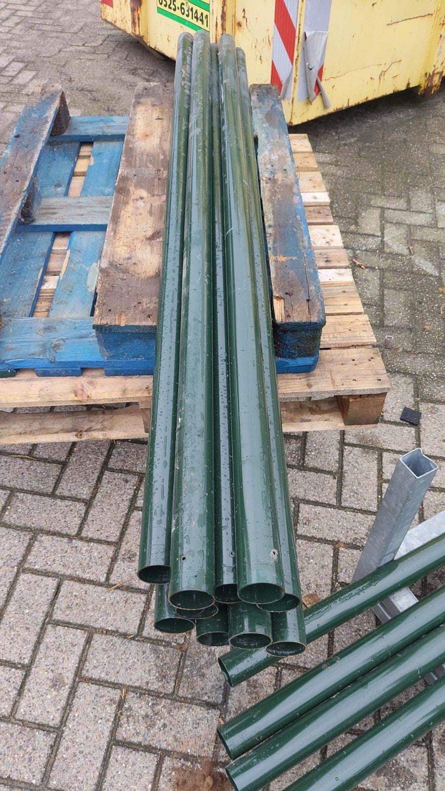 Metalen/stalen palen/buizen, Tuin en Terras, Ophalen, IJzer, Sierhekwerk