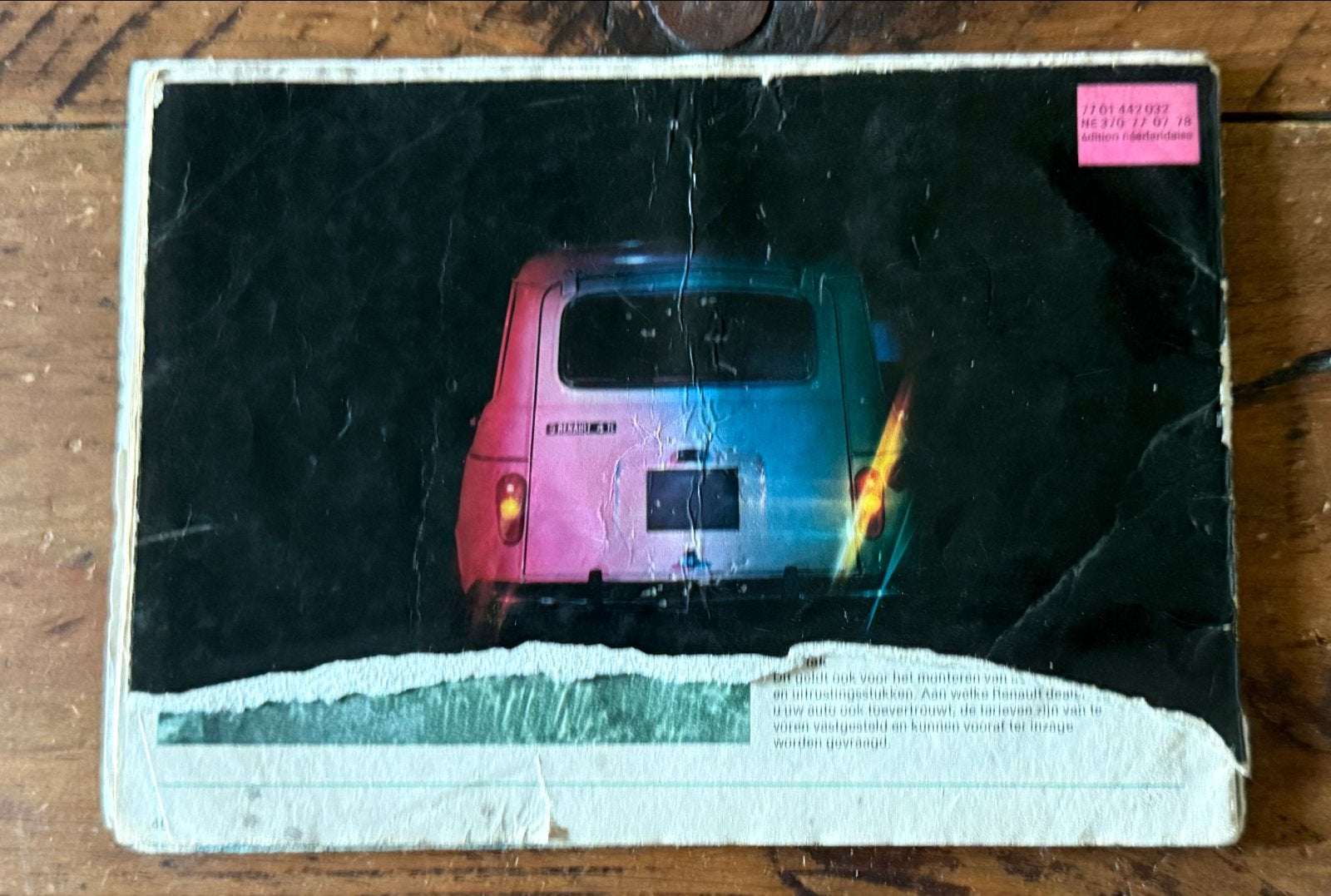 Instructieboekje Renault 4 - Jaren '70 - Gebruik & Onderhoud, Ophalen of Verzenden