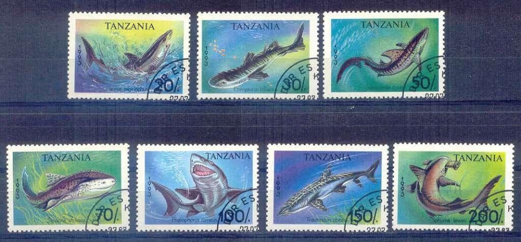 Tanzania 1993 M1583-1589 gest., Ophalen of Verzenden, Tanzania, Gestempeld