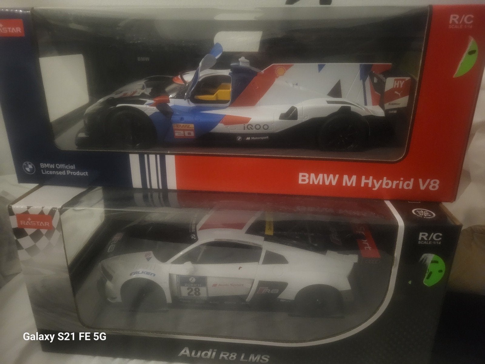 BMW WEC Hypercar en Audi R8 Gt3 remote control, Ophalen, Nieuw, Elektrisch, Overige merken