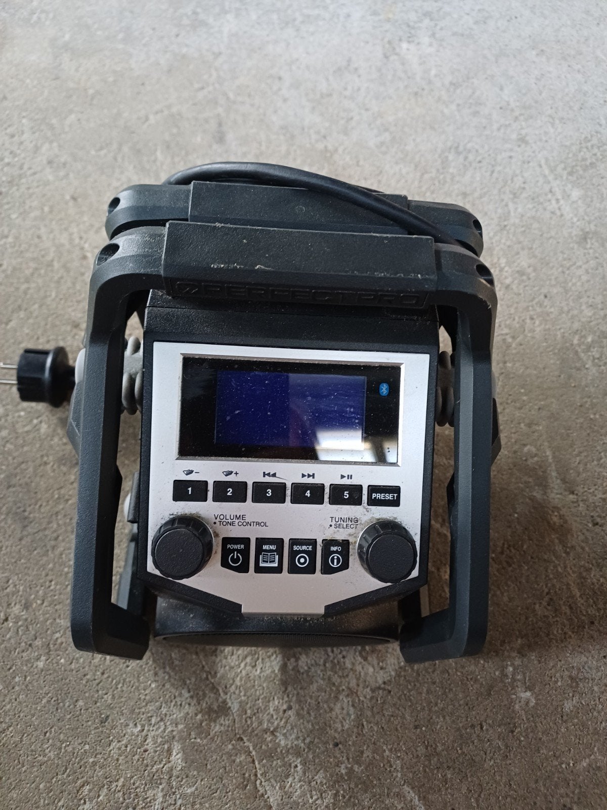 Power Player PP800L Bouwradio - Robuust en Krachtig, Ophalen of Verzenden, Gebruikt, Bouwradio