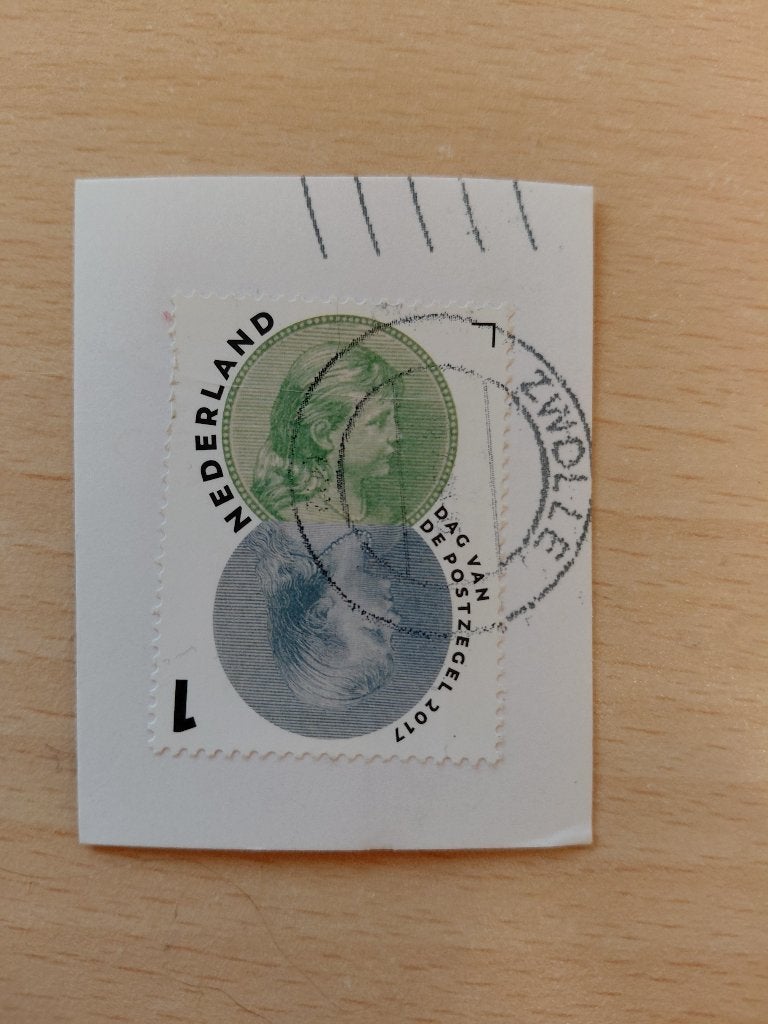 2017 Dag van de postzegel, Verzenden, Gestempeld
