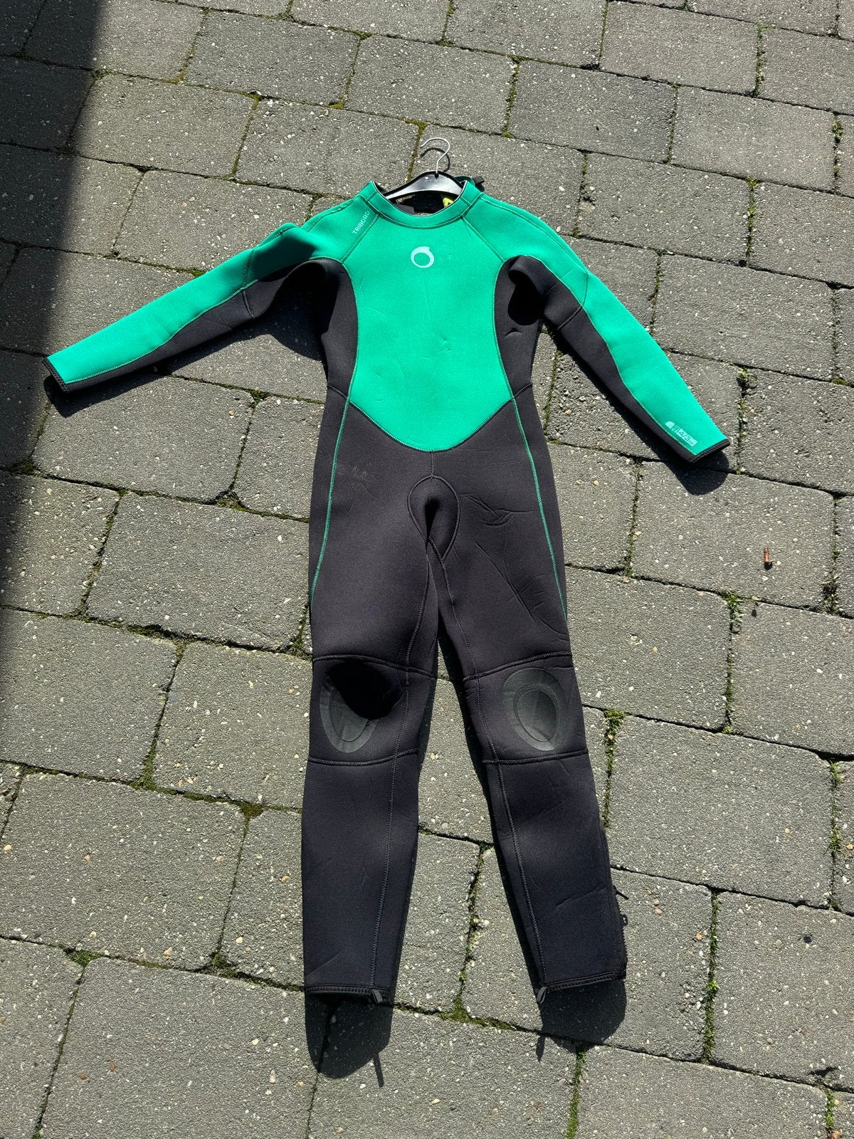 Wetsuit 4/3mm - Groen/Zwart, Watersport en Boten, Ophalen, Gebruikt, Dame of Heer, Wetsuit