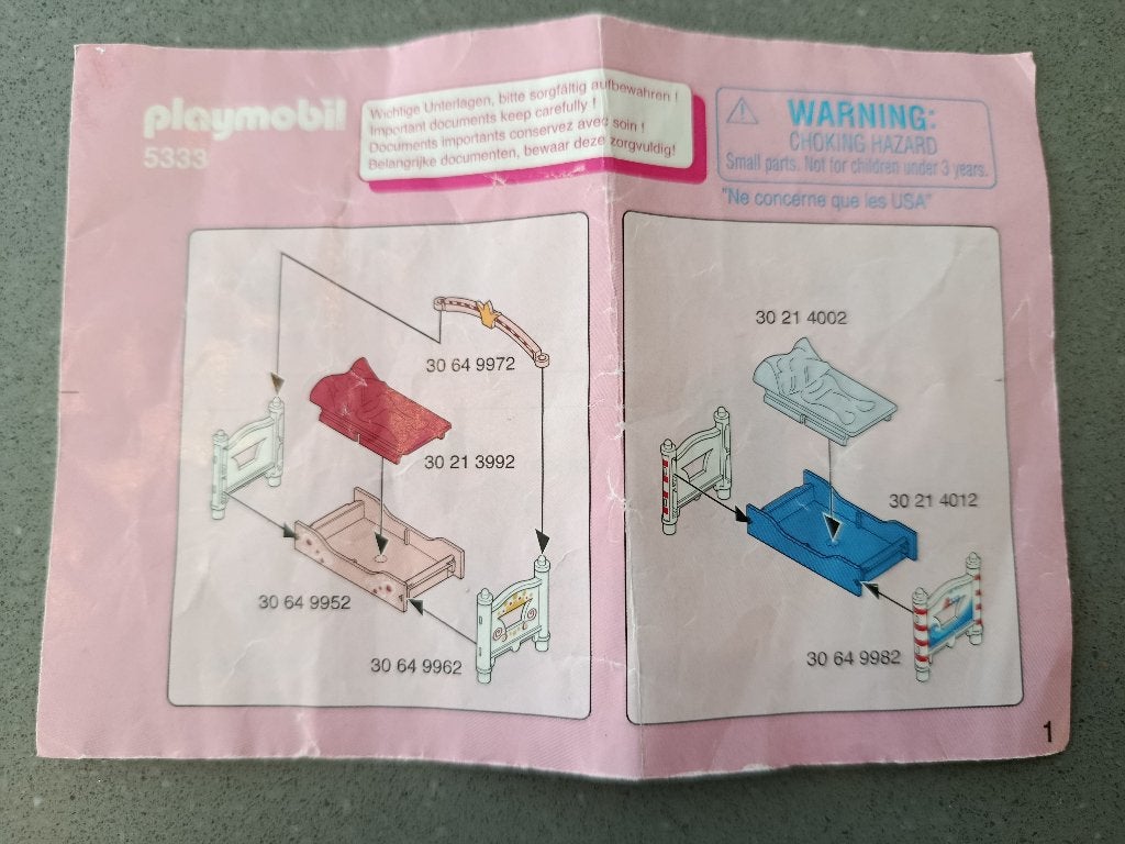 Playmobil 5333 Kinderkamer, Ophalen, Zo goed als nieuw