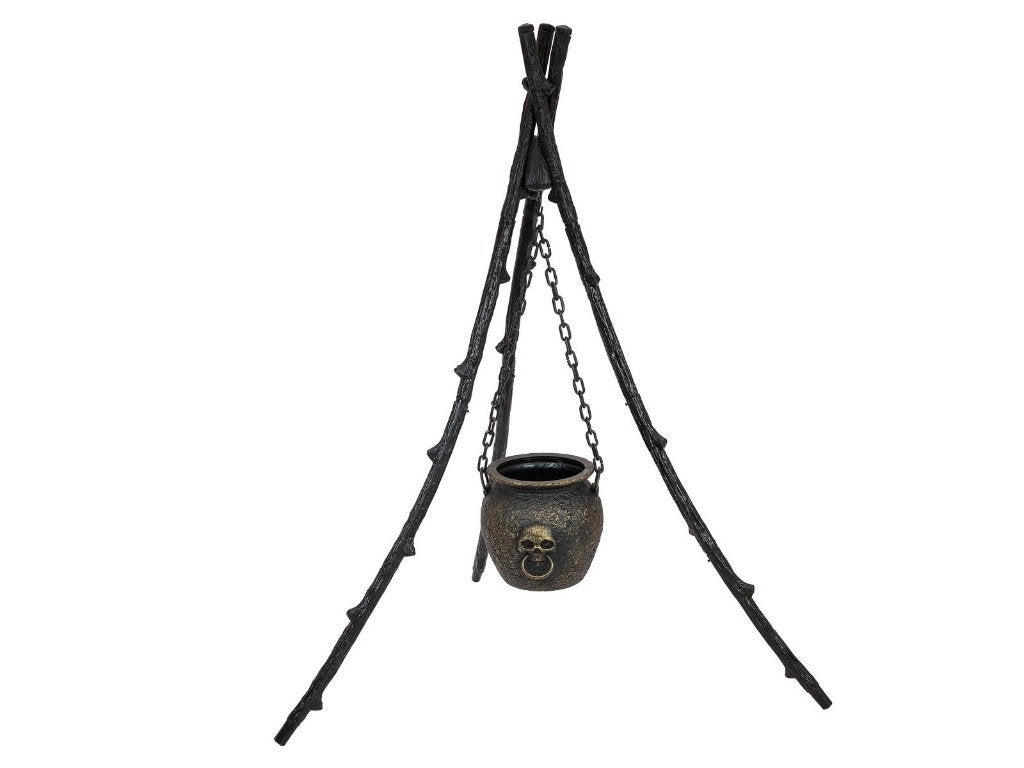 Europalms Halloween Witch Cauldron with Tripod animated, Halloween of Griezel, ., Nieuw, Ophalen of Verzenden