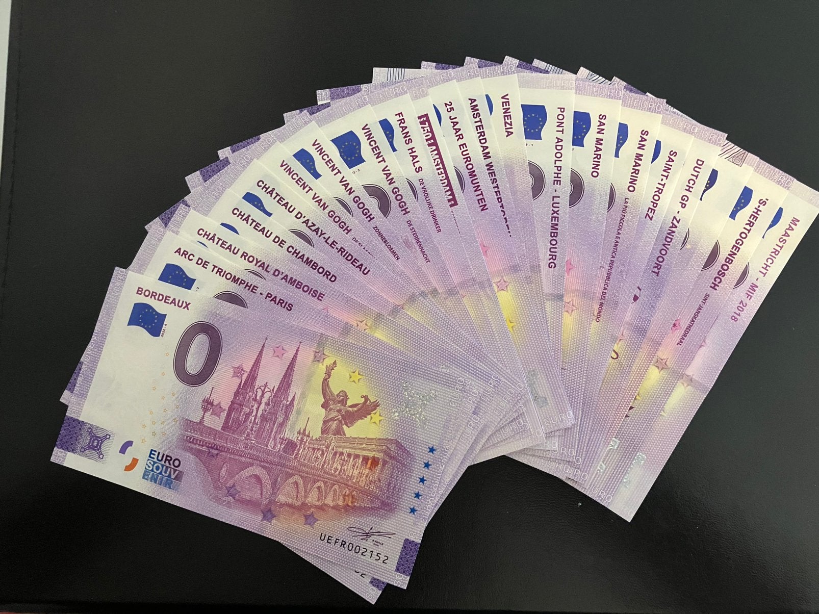 22 stuks 0-eurobiljetten - nederland/europa, Postzegels en Munten, Ophalen of Verzenden, Overige landen, 50 euro