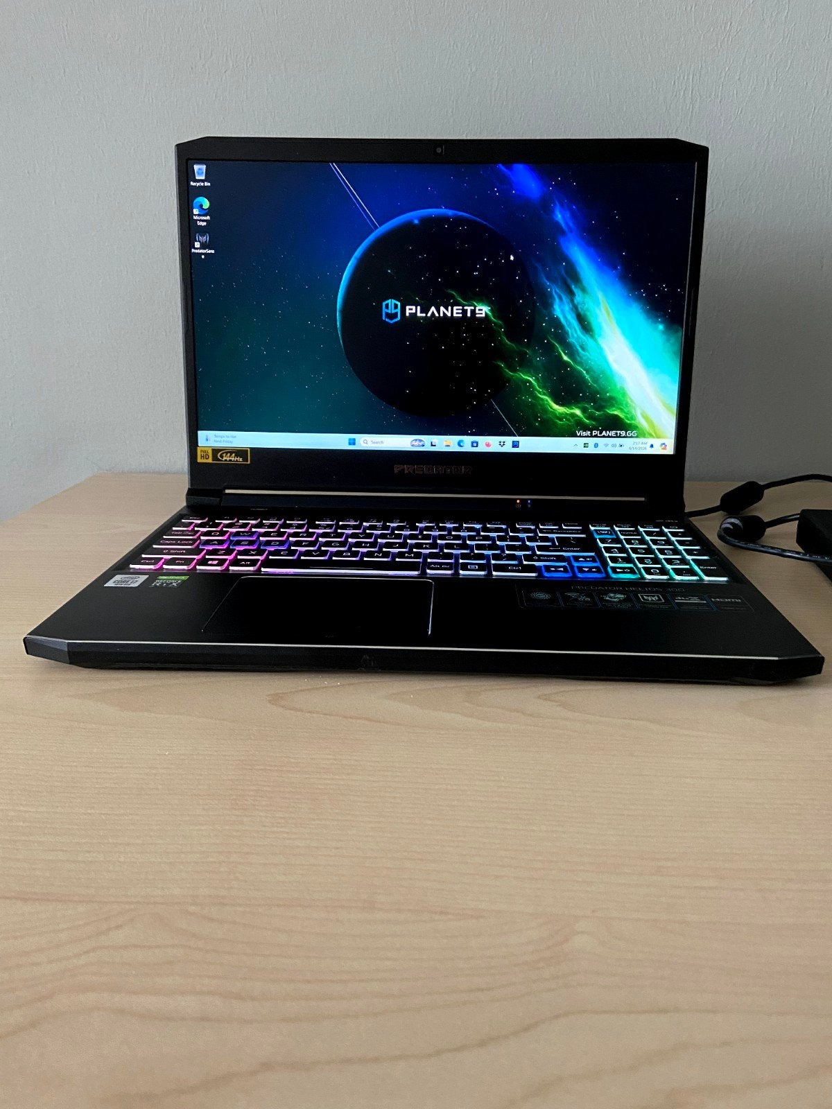 Acer Predator Helios 300 Gaming laptop, Ophalen, Met videokaart, 2 tot 3 Ghz, Acer Predator