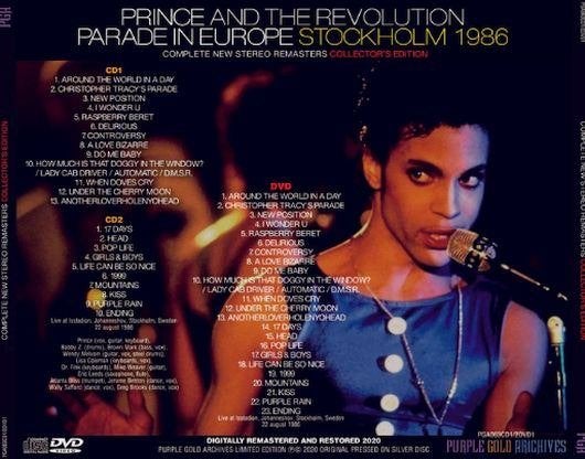 Prince - Stockholm 1986 (Parade In Europe) 2CD +DVD, Speciale editie, Nieuw in verpakking, Album, Verzenden