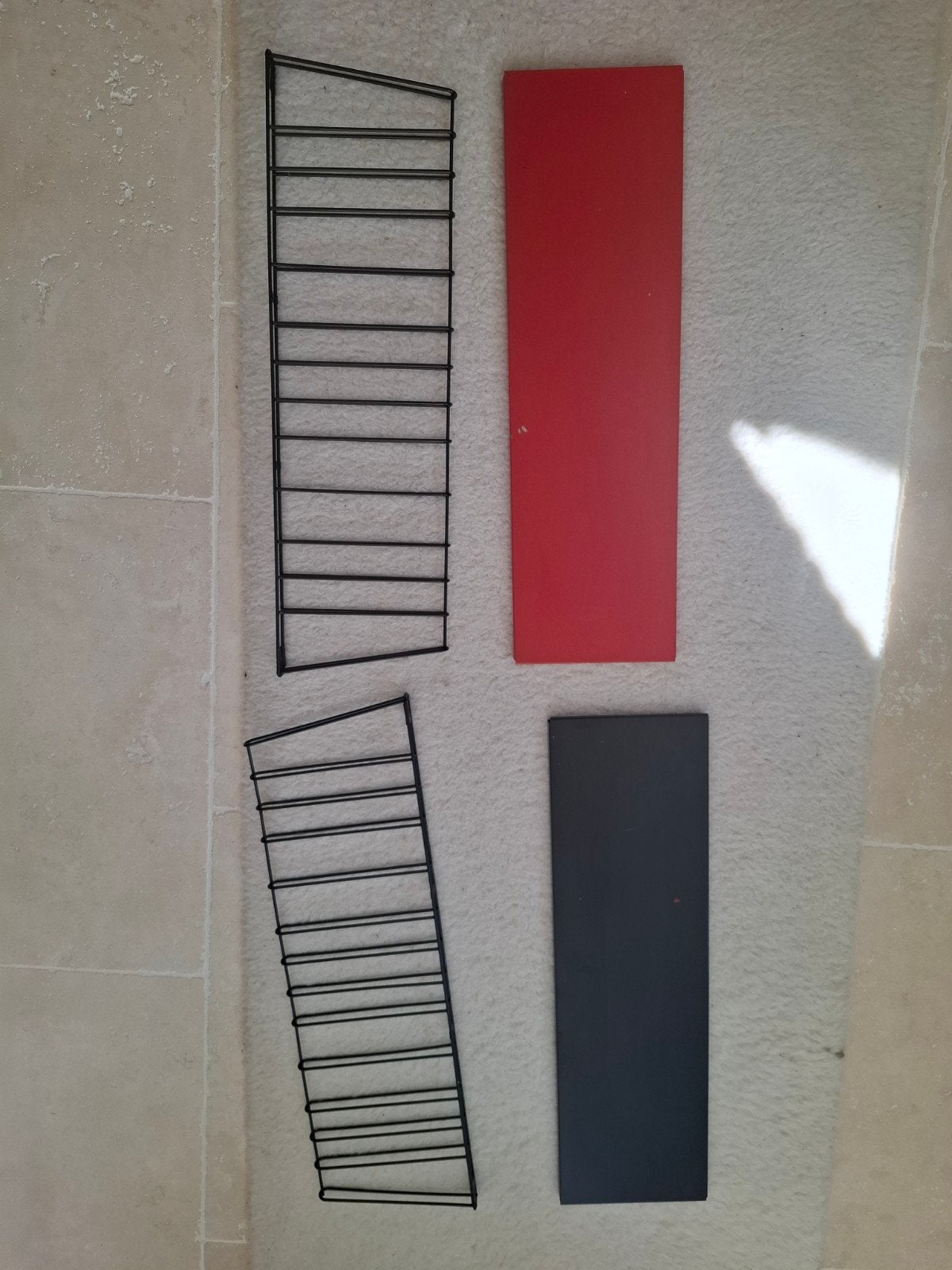 Tomado wandrekje vintage met 2 planken, Huis en Inrichting, Woonaccessoires | Wandplanken en Boekenplanken, Ophalen of Verzenden