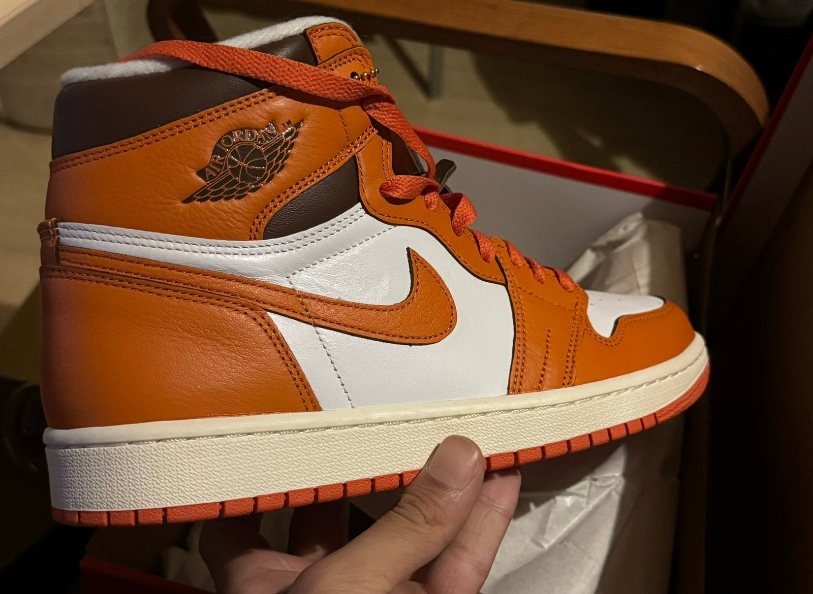 Nike Air Jordan 1 OG Starfish, Overige kleuren, Nieuw, Ophalen of Verzenden, Sneakers of Gympen