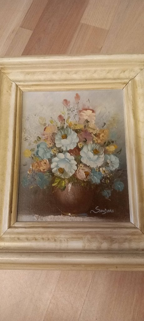 Schildery van sanders, Antiek en Kunst, Kunst | Schilderijen | Klassiek, Ophalen of Verzenden, Bloemen