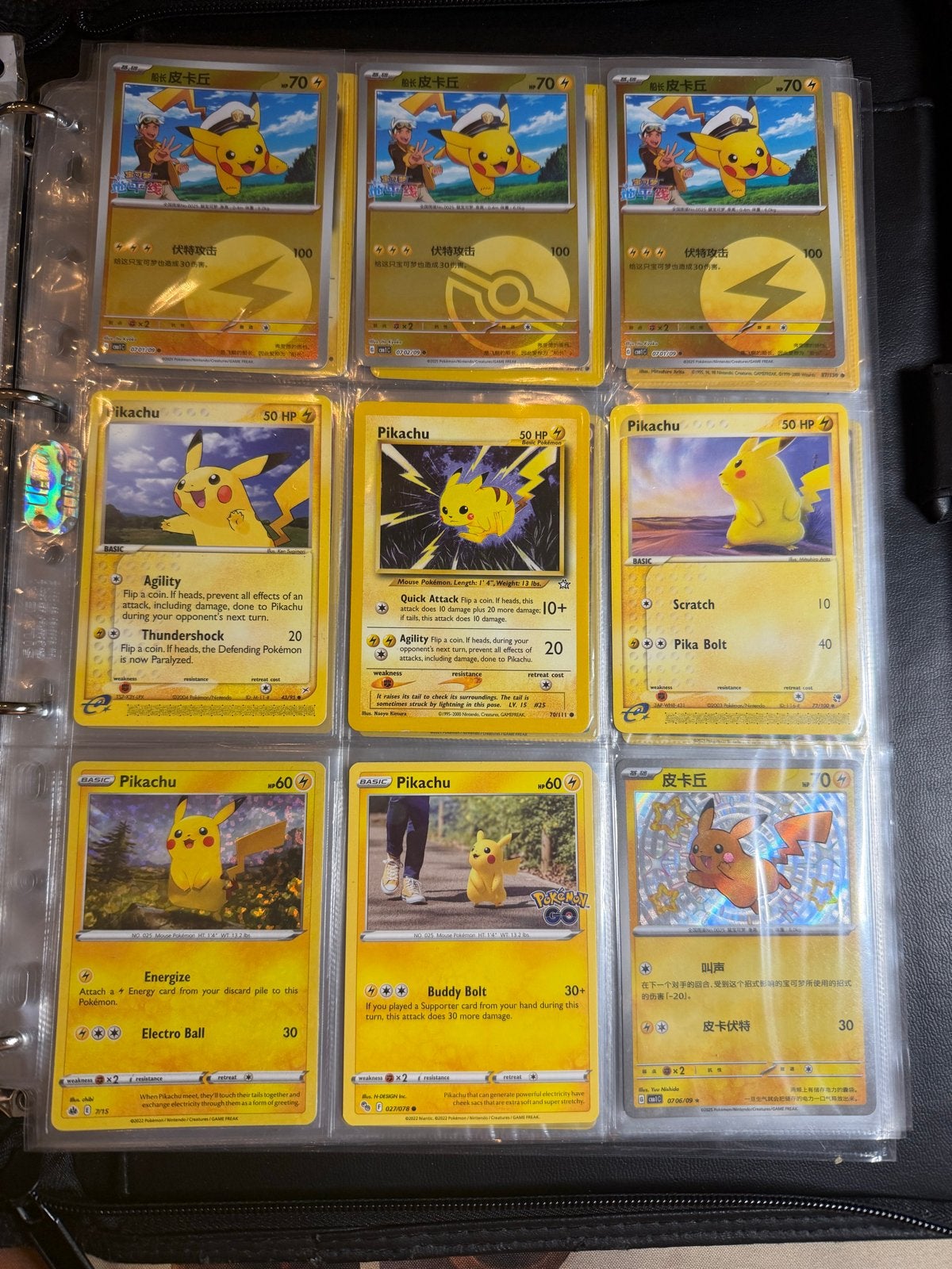 Pikachu Pokémon kaarten - Diverse edities, Ophalen of Verzenden, Gebruikt, Meerdere kaarten