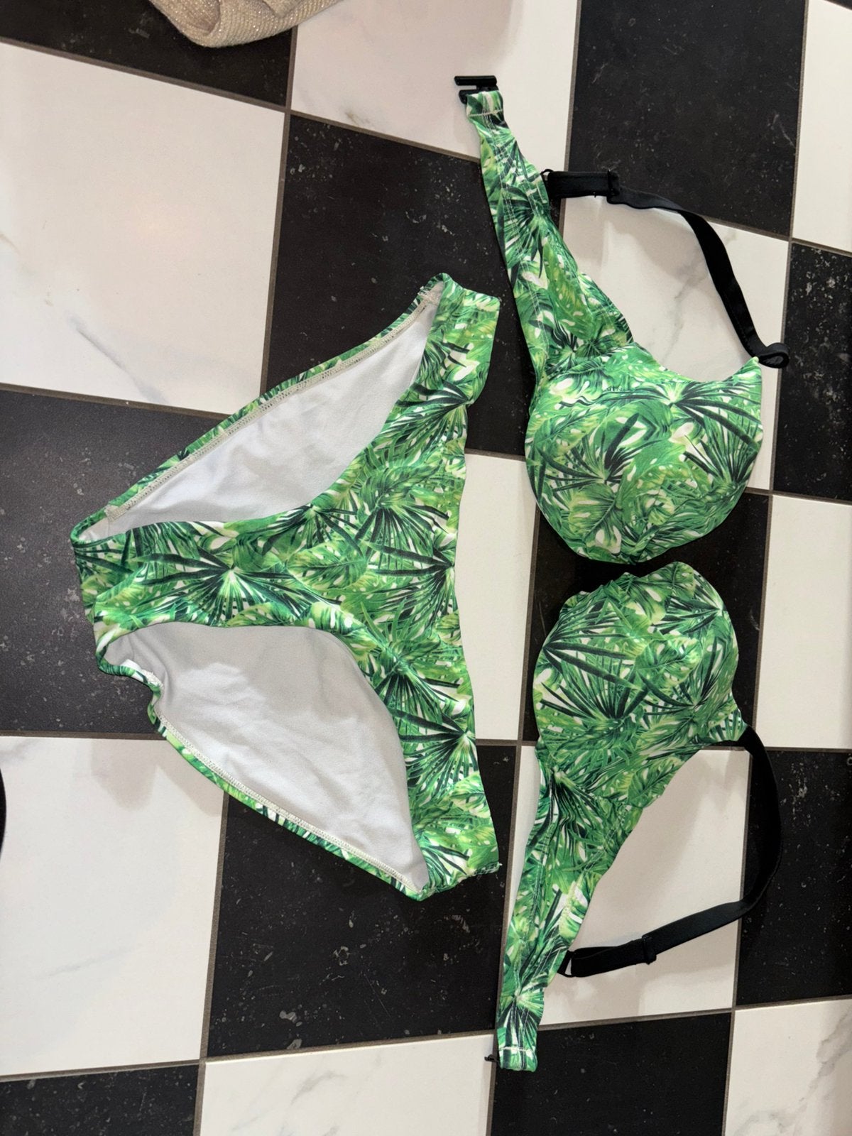Hema bikini mt L, Ophalen of Verzenden, Zo goed als nieuw, Groen, Bikini