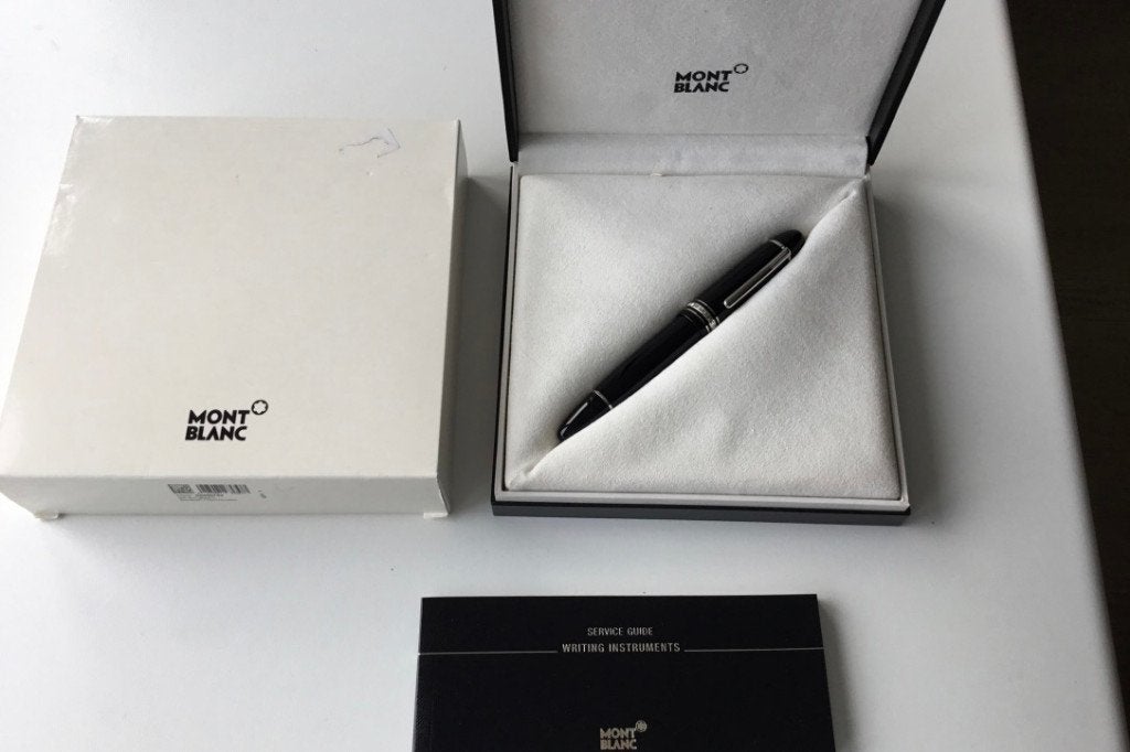 Montblanc Meisterstück Vulpen 149 “CIGAR” 18K 3 tone M punt, Verzamelen, Ophalen of Verzenden, Zo goed als nieuw, Vulpen, Mont Blanc