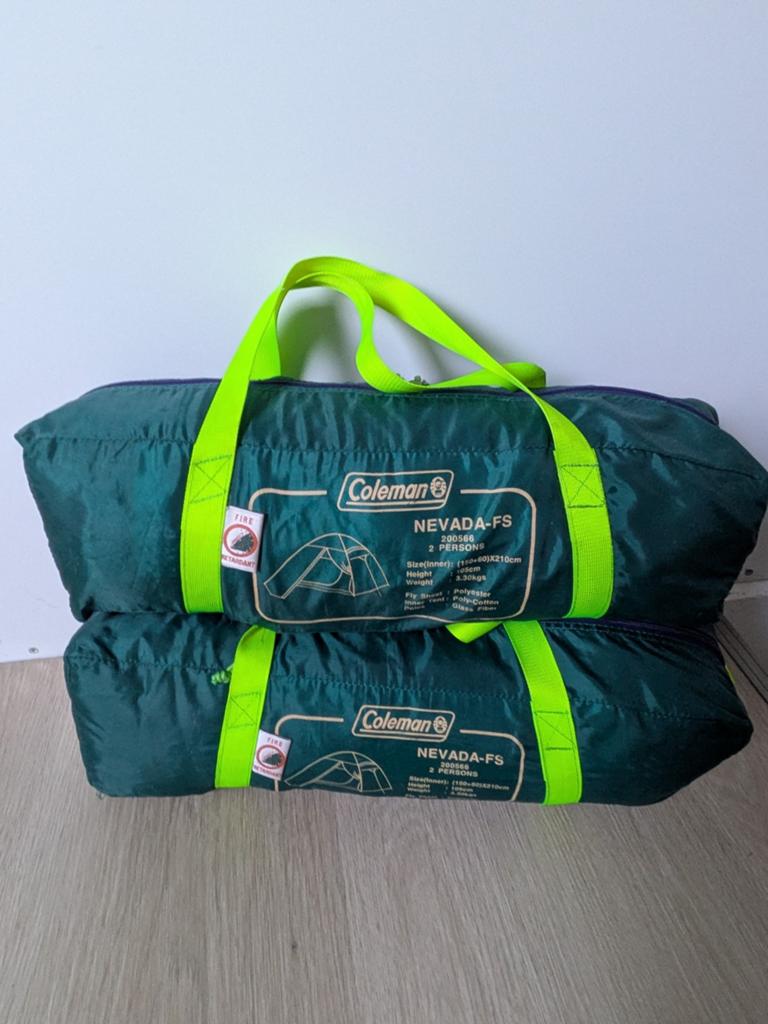 Coleman 2 persoons koepeltent (2 stuks) 25 euro per stuk, Caravans en Kamperen, Ophalen of Verzenden