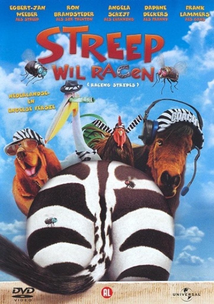 Streep Wil Racen DVD, Cd's en Dvd's, Dvd's | Tekenfilms en Animatie, Zo goed als nieuw, Europees, Tekenfilm, Alle leeftijden, Verzenden