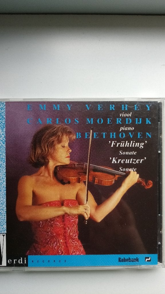 Beethoven - Frühling - Kreutzer-sonate - Emmy Verhey, Kamermuziek, Ophalen of Verzenden, Zo goed als nieuw, Classicisme