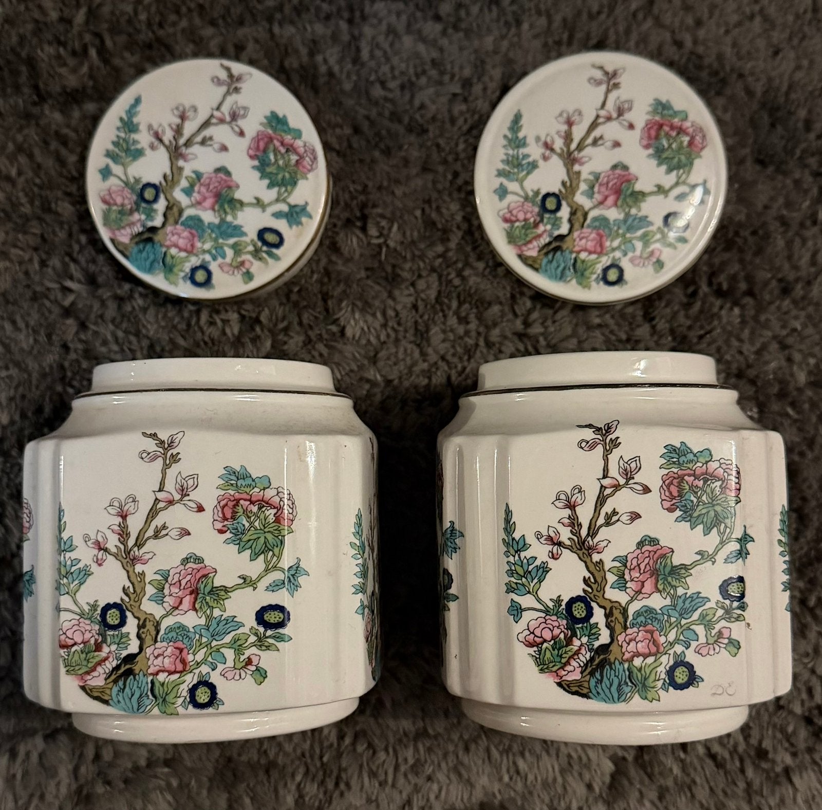 Sadler England - 2x potjes met deksel, Ophalen of Verzenden