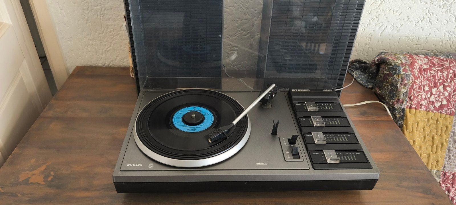 Philips Stereo 400 Platenspeler met speakers, Ophalen of Verzenden