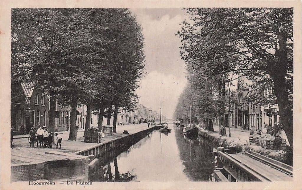 AN040 Hoogeveen De Huizen 1917, Verzenden, Voor 1920, Gelopen, Drenthe