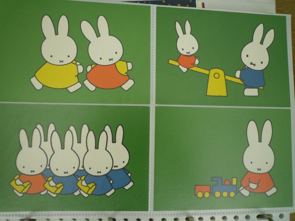 Diverse Dick Bruna kaarten Nijntje Boris Beer (3) vogel lam, Ophalen of Verzenden, Voor 1920