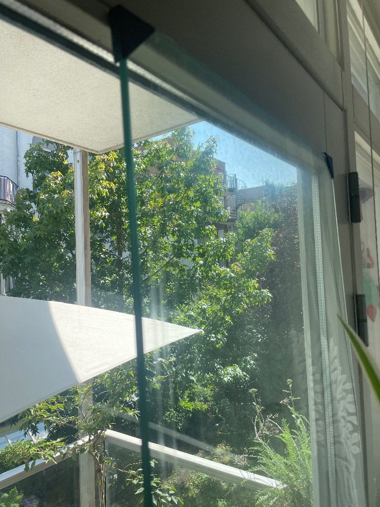 Glazen badkamerwand gewapend glas losse wand 46,5 x 200, Ophalen, Minder dan 80 cm, Nieuw, 160 cm of meer