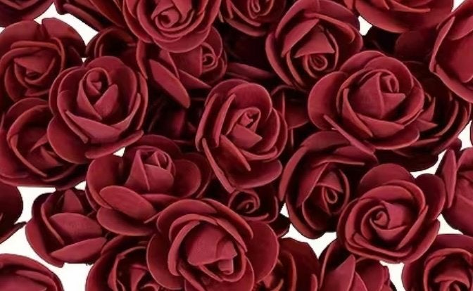 30 Roze Schuimroosjes 3,5cm in Diverse andere Kleuren, Ophalen of Verzenden, Nieuw