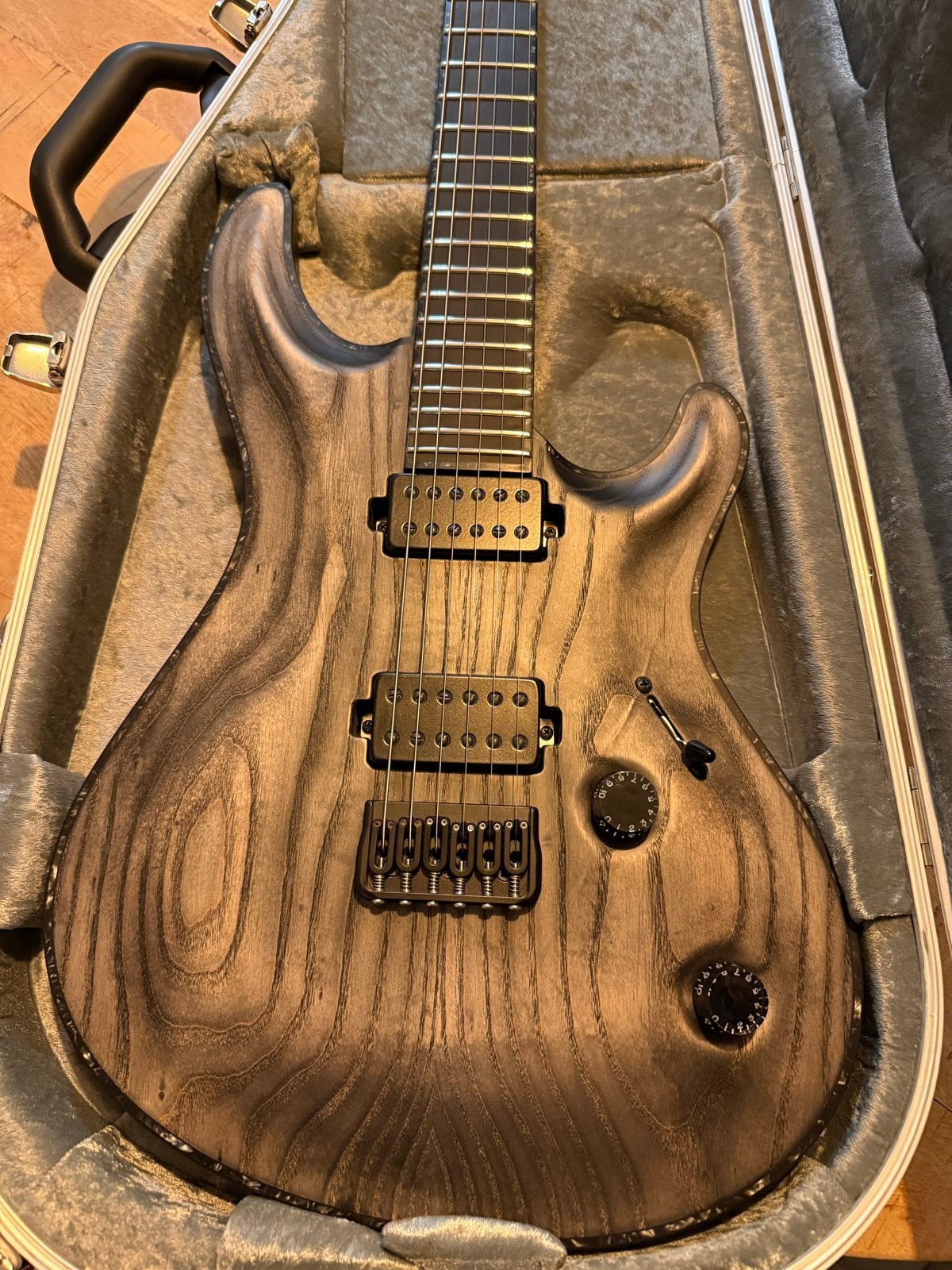 Mayones Regius 6 Antique Black Bare Knuckle Juggernaut, Muziek en Instrumenten, Ophalen, Nieuw, Solid body, Overige merken