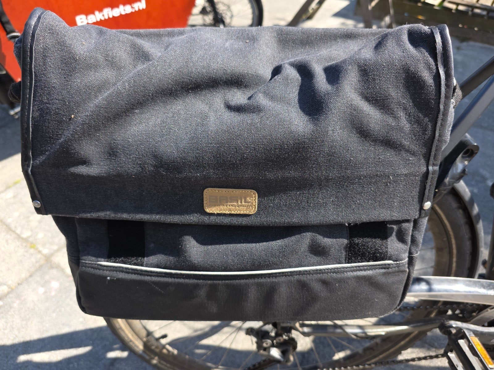 Basil laptop fietstas - Zwart, Ophalen of Verzenden, Gebruikt, Basil