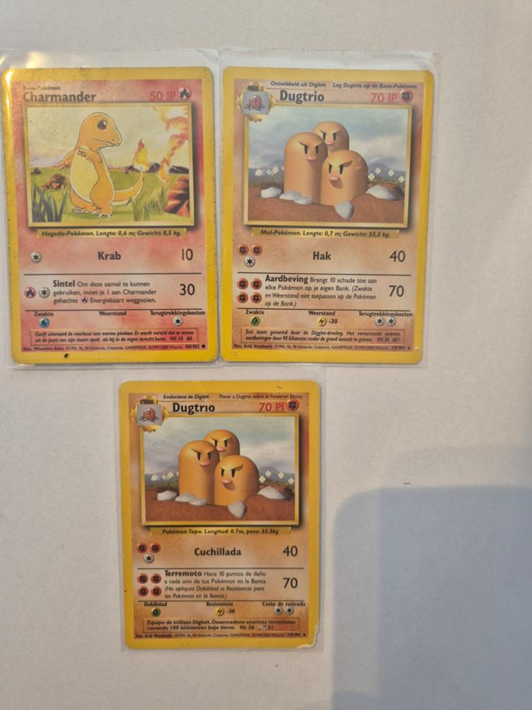 Pokémon kaarten nederlands & spaans, Ophalen of Verzenden, Meerdere kaarten