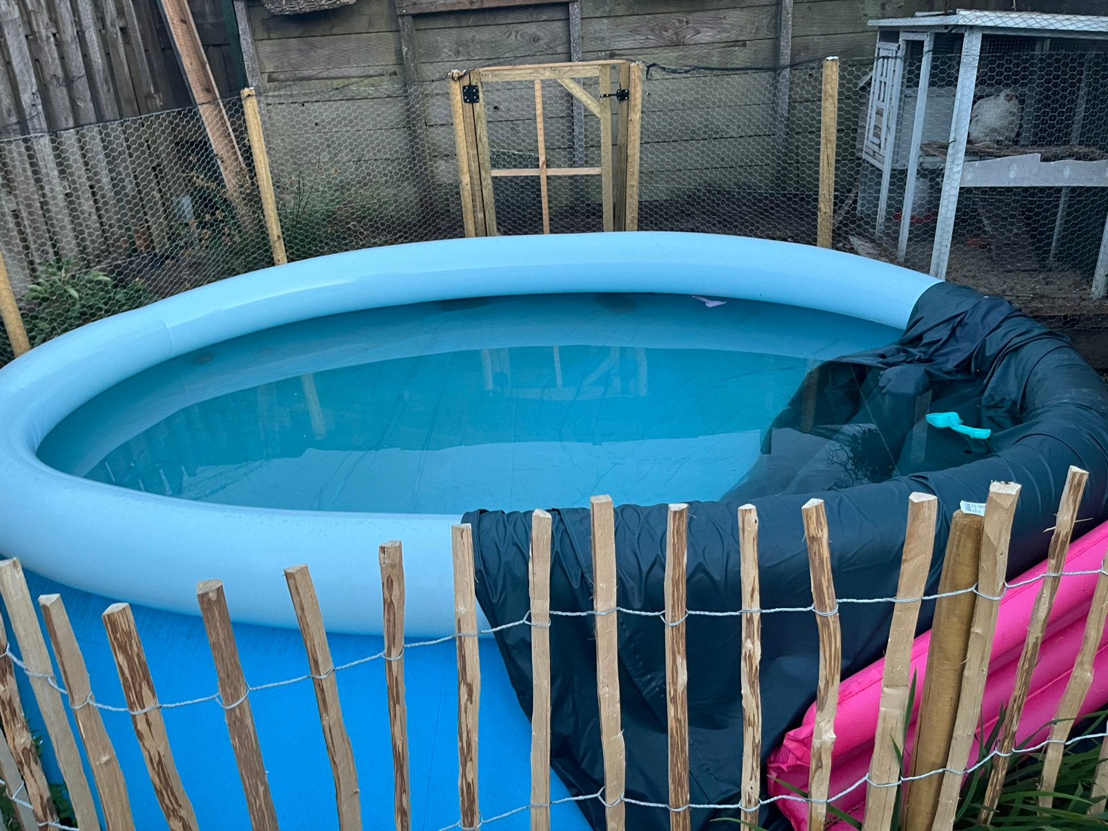 Bestway zwembad 244x61 cm, Tuin en Terras, Zwembaden, Ophalen, Opblaaszwembad, Rond, Zo goed als nieuw