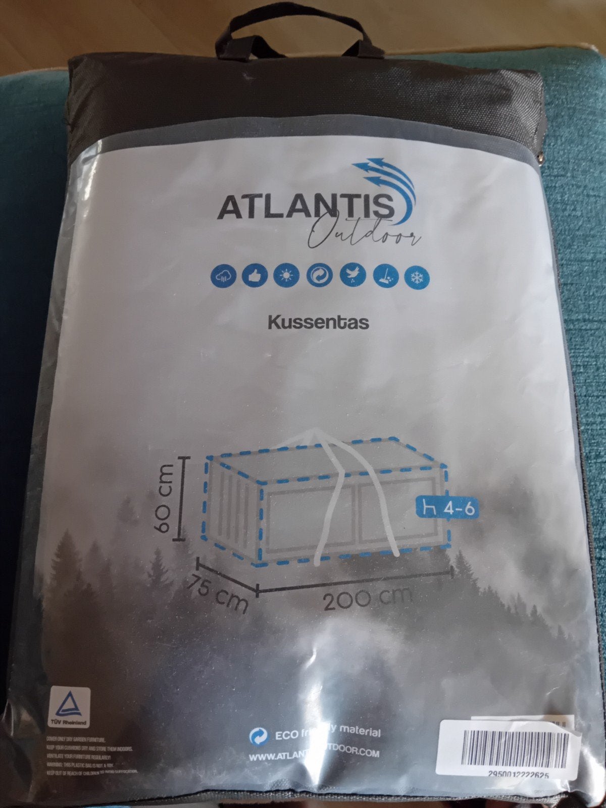 Atlantis Outdoor Kussentas - 200x75x60 cm, Ophalen of Verzenden, Zo goed als nieuw