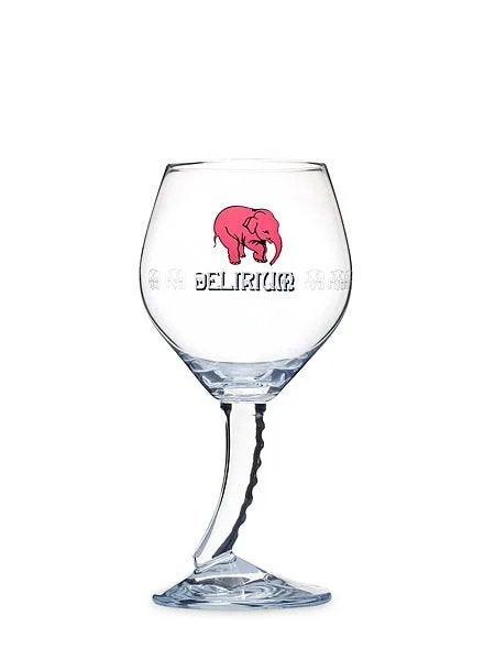 Origineel Delirium bierglas 33 cl, Verzamelen, Glas en Borrelglaasjes, Ophalen, Gebruikt, Bierglas