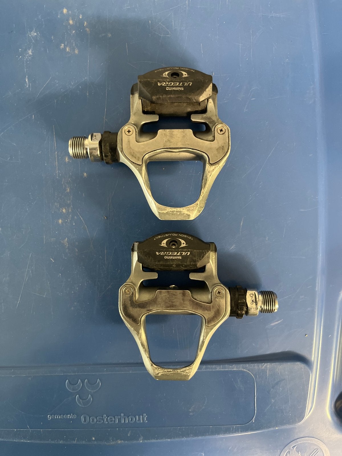 Gebruikte Shimano Ultegra 6700 pedalen, Fietsen en Brommers, Ophalen, Gebruikt, Racefiets, Crankstel of Pedalen