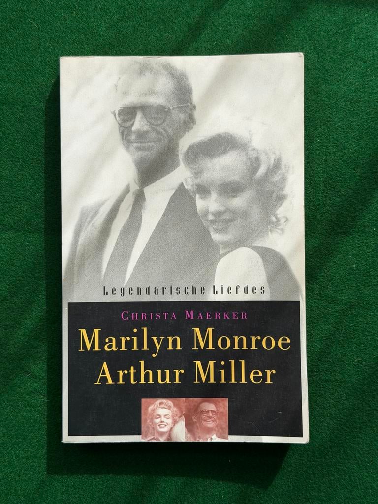 Marilyn Monroe Arthur Miller - Legendarische Liefdes, Ophalen of Verzenden, Gelezen, Film, Tv en Media