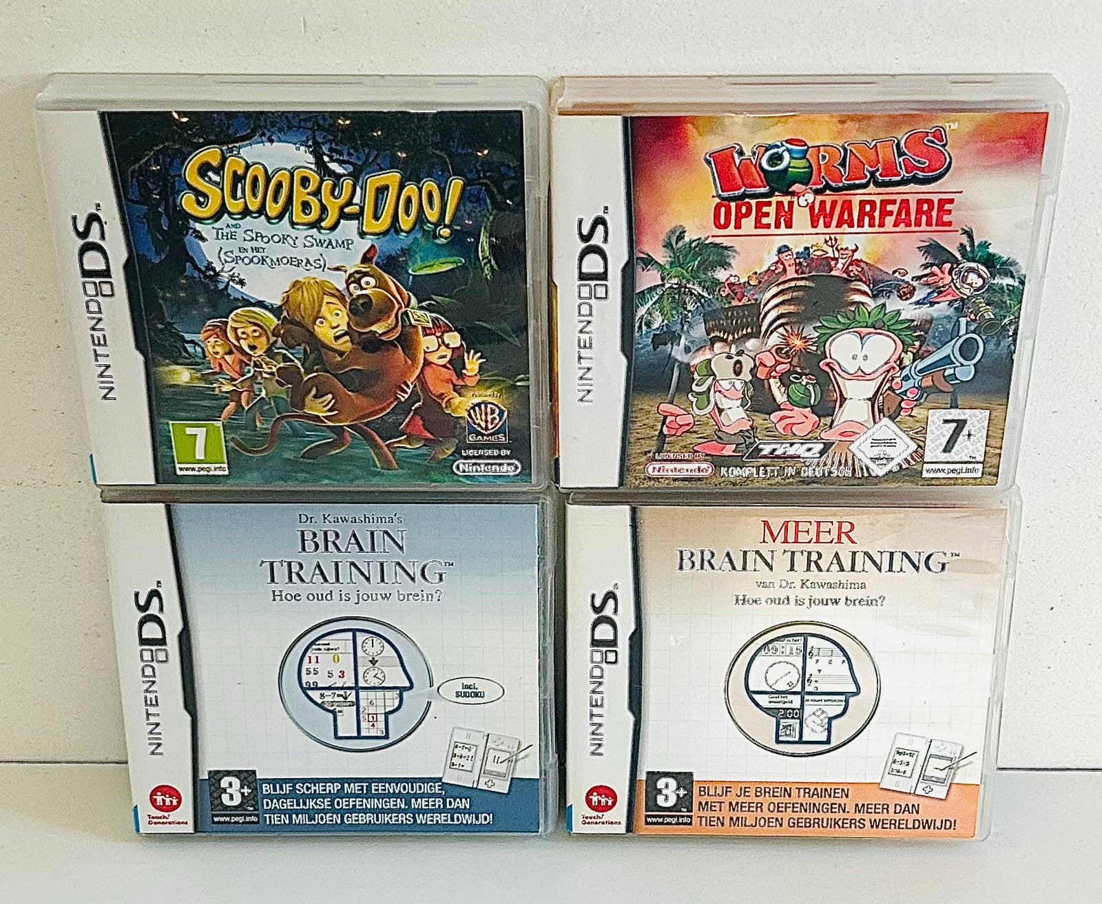 4 DS games, 1 speler, Ophalen of Verzenden, Gebruikt, Vanaf 3 jaar