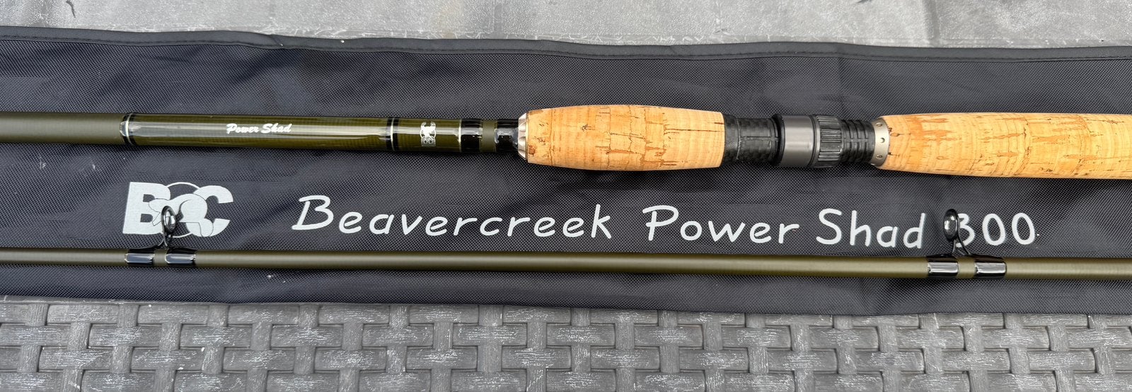 Beavercreek Power Shad 300, Watersport en Boten, Hengelsport | Roofvissen, Ophalen, Zo goed als nieuw, Molen