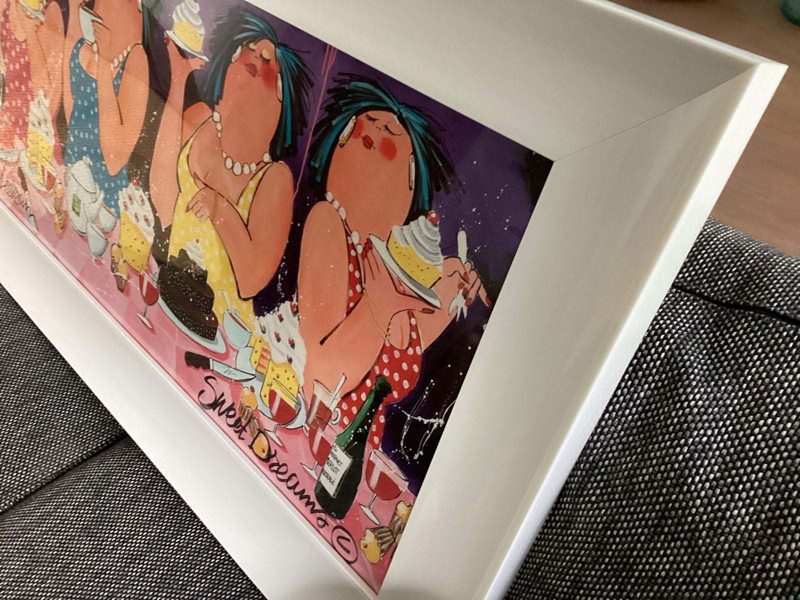 Ingelijste print 'Sweet Dreams' van Van Leersum, Antiek en Kunst, Kunst | Schilderijen | Klassiek, Overige stijlen, Verzenden