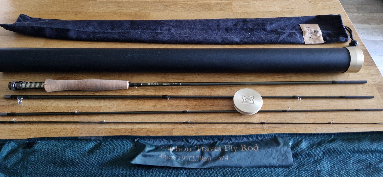 Hardy Zenith Sintrix Vliegenhengel 10' #5, Ophalen