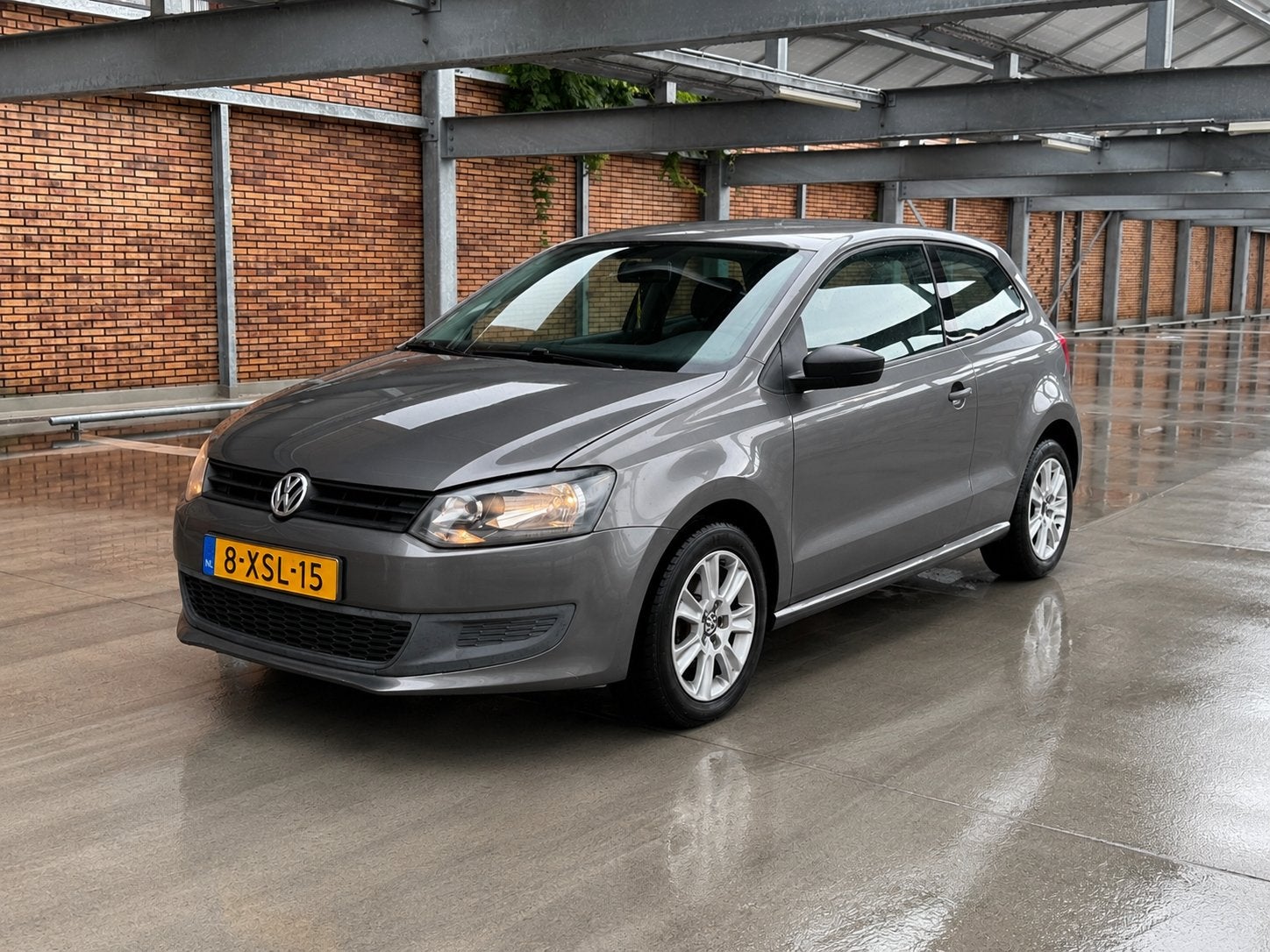 Volkswagen Polo 1.2 2009 2010 *Carplay*Airco*APK*, Voorwielaandrijving, 40 €/maand, Zwart, 4 cilinders