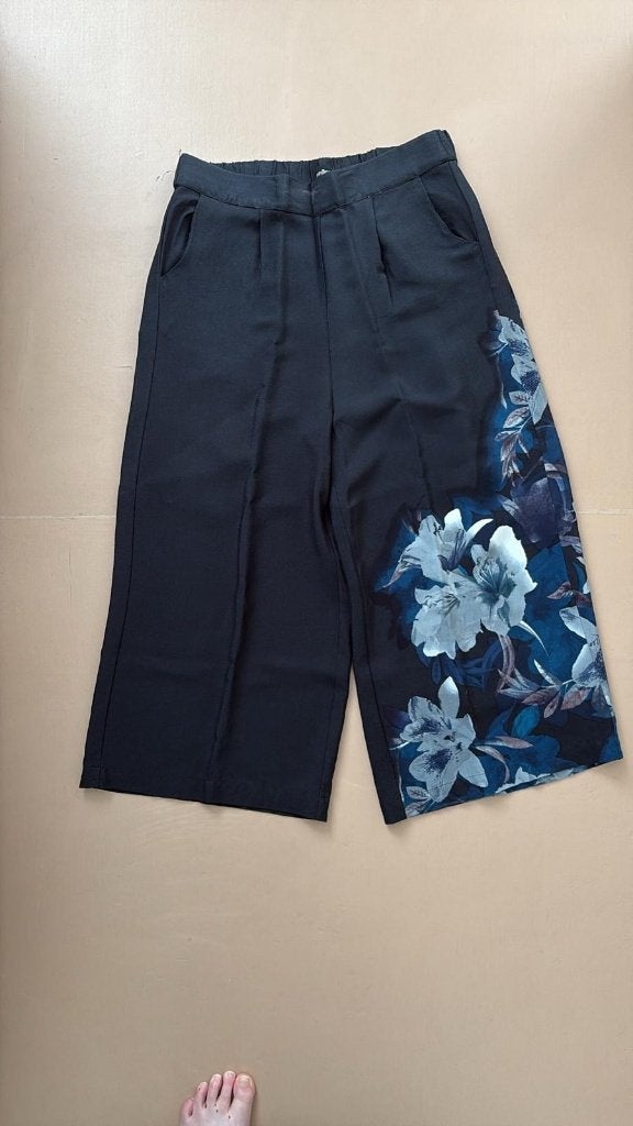 3/4 wijde broek van Desigual mt XL NIEUW, Blauw, Maat 46/48 (XL) of groter, Nieuw, Ophalen of Verzenden