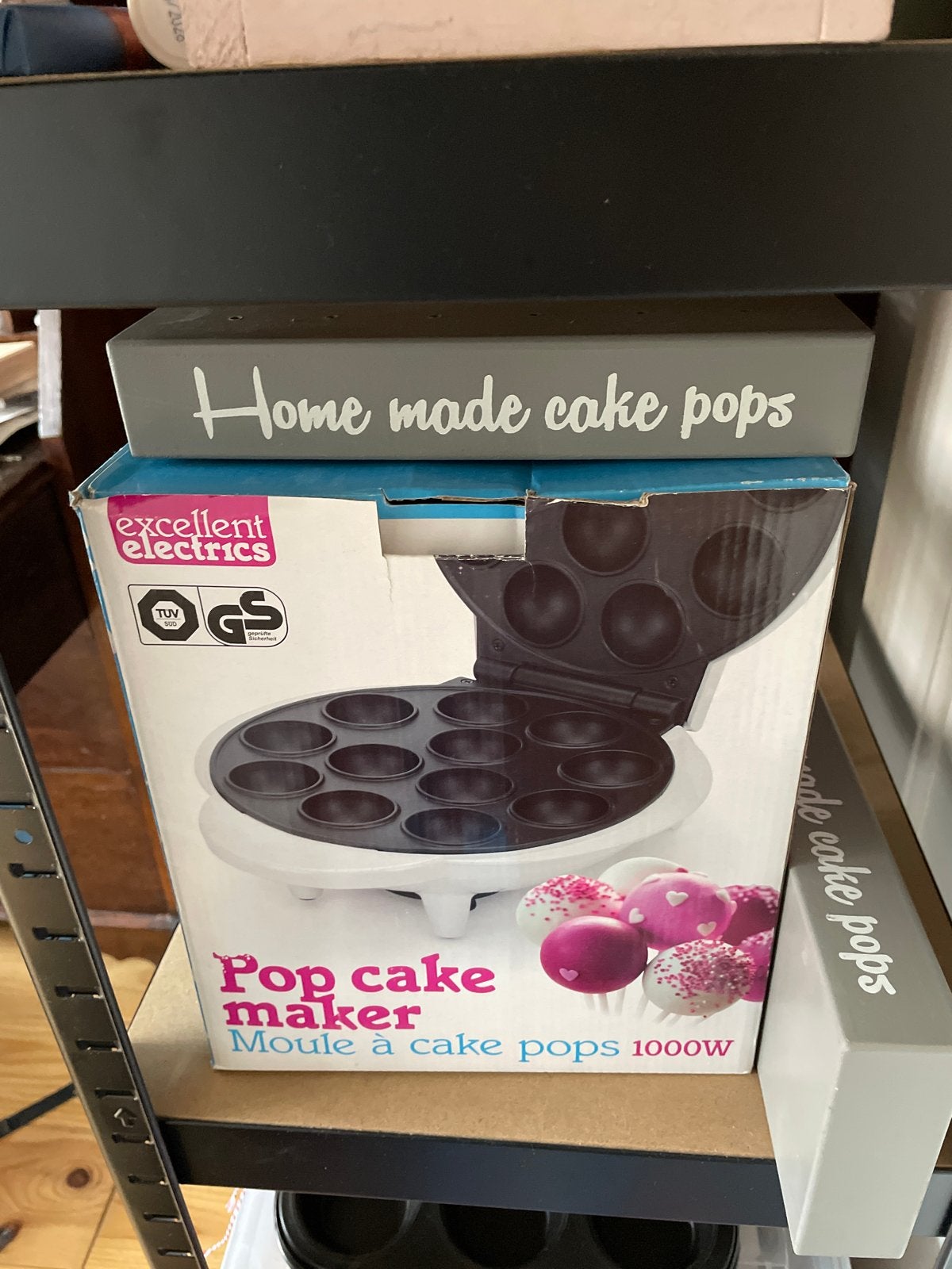 Popcake maker met 2 houders - Excellent Electrics, Ophalen of Verzenden, Zo goed als nieuw