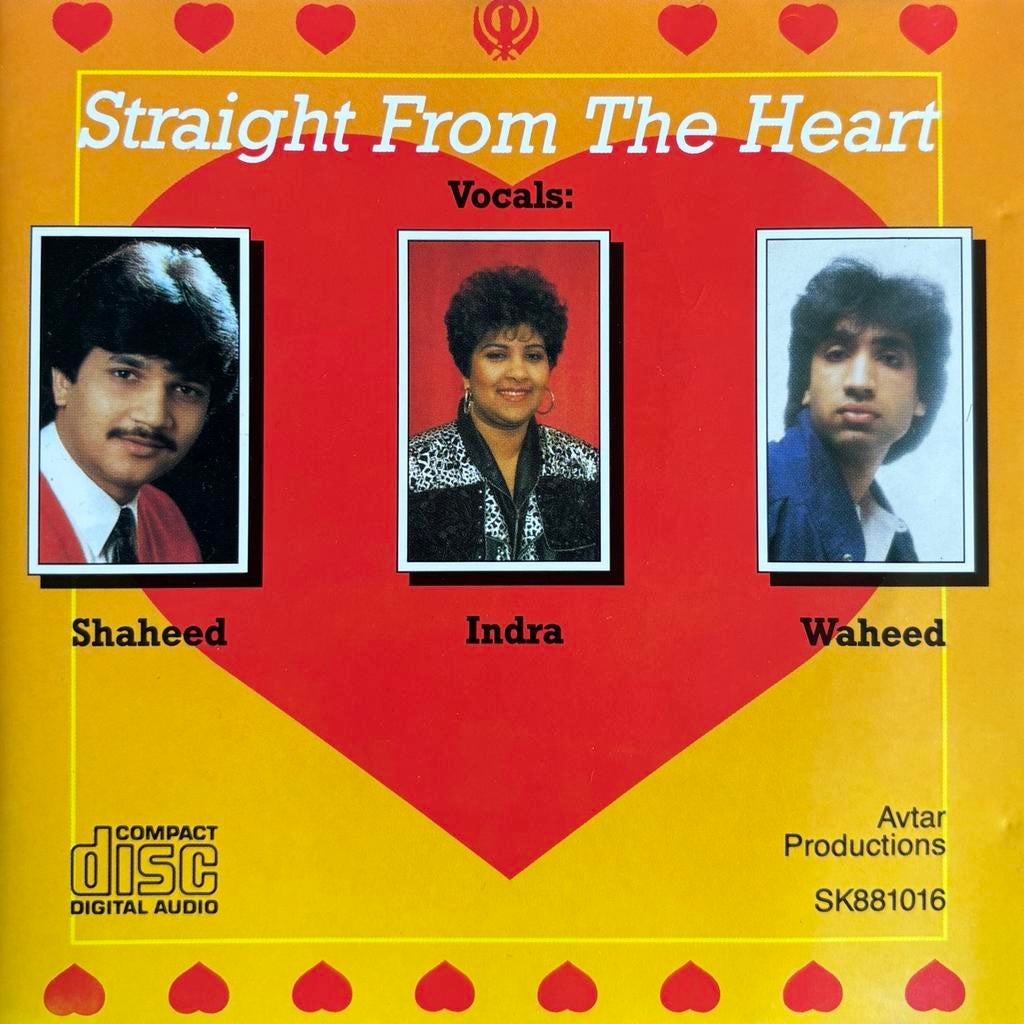 Straight From The Heart - Shaheed, Indra, Waheed CD, Verzenden, Zo goed als nieuw