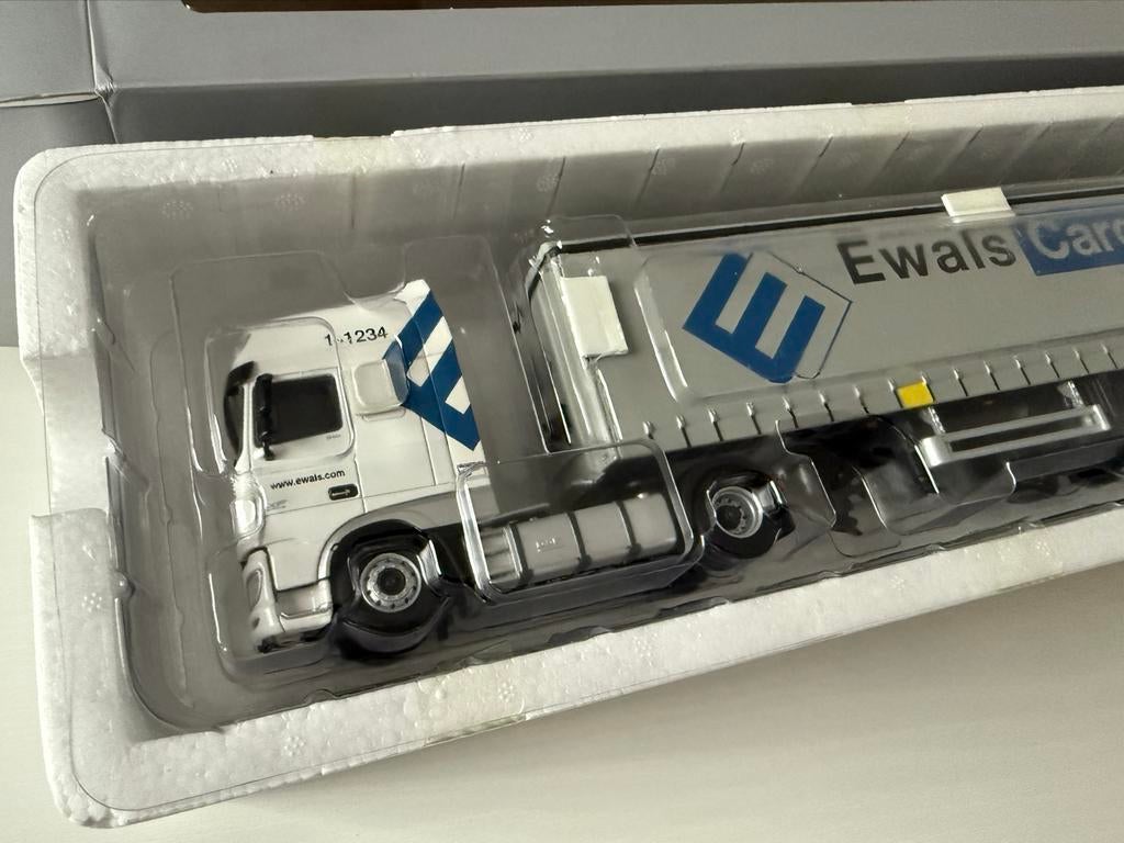WSI DAF XF SSC Ewals Cargo Tautliner 1:50, Ophalen of Verzenden, Zo goed als nieuw, Bus of Vrachtwagen, Wsi