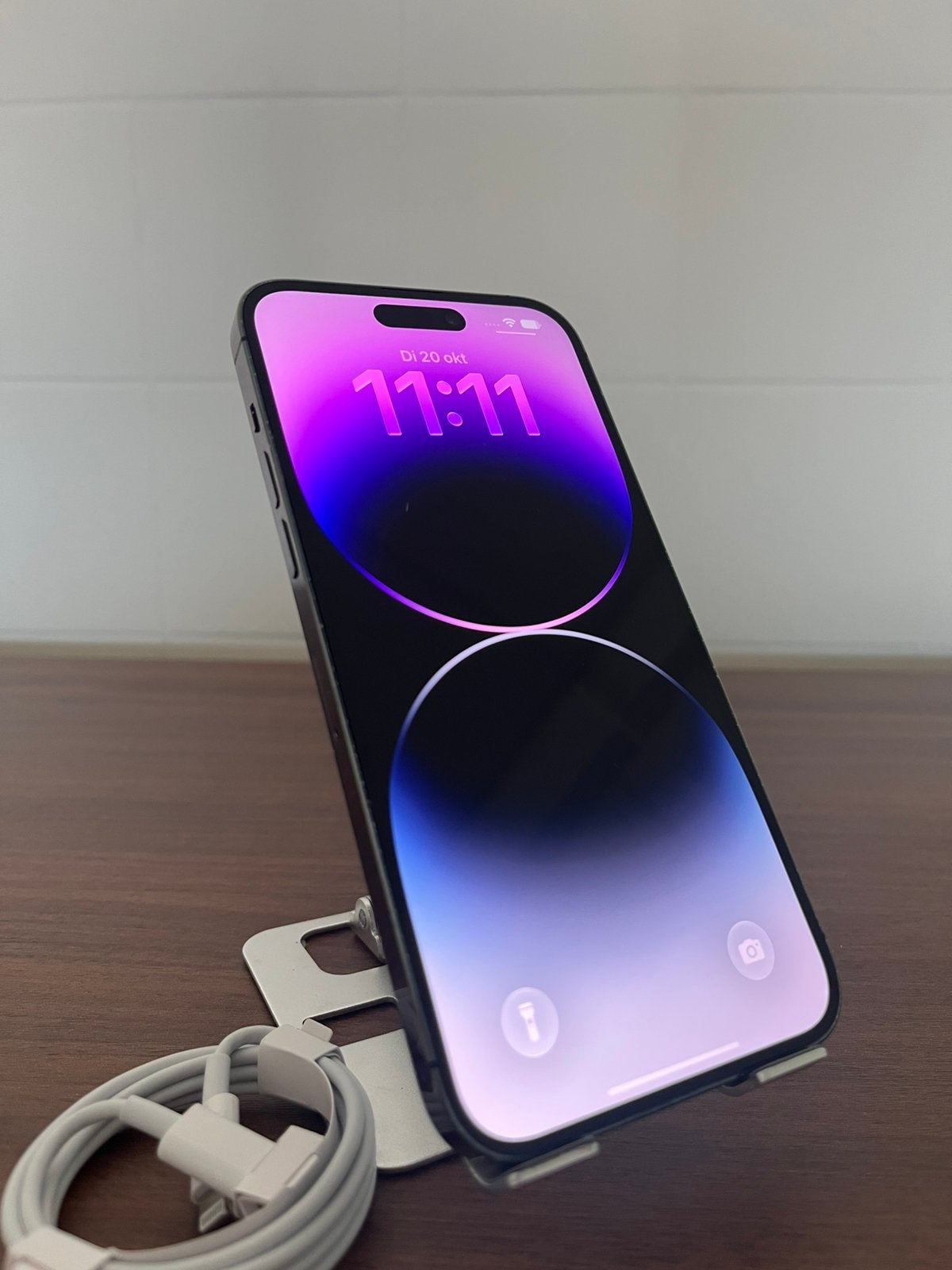 iPhone 14 Pro Max 93% (inruil mogelijk), Telecommunicatie, 128 GB, Paars, Ophalen of Verzenden, Zo goed als nieuw