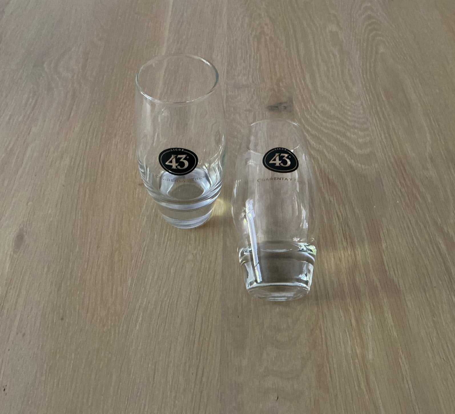 Licor 43 glazen, Verzamelen, Glas en Borrelglaasjes, Ophalen of Verzenden, Zo goed als nieuw, Overige typen